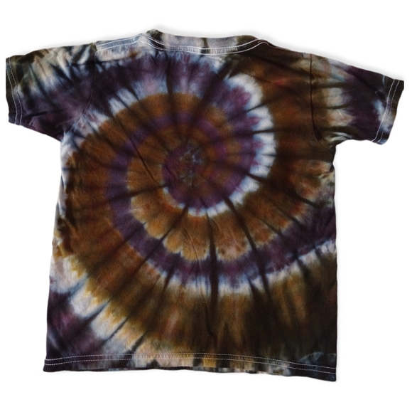 Handmade Size 6 to 7 Kids Tie Dye Tee - Picture 2 of 2